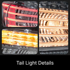 LED-Rückleuchten für 2004-2007 BMW 5er E60/M5 Pre-LCI | Klar/Weiß, dynamischer Blinker, Plug & Play