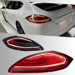 2010-2013 Porsche Panamera 970.1 LED Tail Lights | for Base 4 4S S GTS Turbo, Start-Up Animation, Plug & Play
