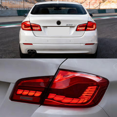 GTS-Style LED-Rückleuchten für 2011-2017 BMW 5er F10/M5 | Dragon Scale, sequentieller Blinker