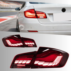 GTS-Style LED-Rückleuchten für 2011-2017 BMW 5er F10/M5 | Dragon Scale, sequentieller Blinker