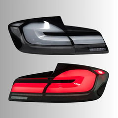 2011-2017 BMW 5 Series F10 M5 LED Tail Lights | for 528i 535i 550i, Start-Up Animation, Sequential, Plug & Play