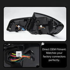 2011-2017 BMW 5 Series F10 M5 LED Tail Lights | for 528i 535i 550i, Start-Up Animation, Sequential, Plug & Play