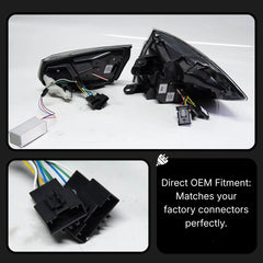 2012-2018 BMW 320i 328i 330i 335i 340i M3 F30 F80 CSL Style LED Tail Lights | RGB, Sequential