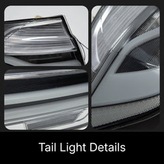 2012-2018 BMW 320i 328i 330i 335i 340i M3 F30 F80 Clear White LED Tail Lights | Sequential