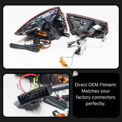 2012-2018 BMW 320i 328i 330i 335i 340i M3 F30 F80 GTS Style LED Tail Lights | Sequential, Plug & Play