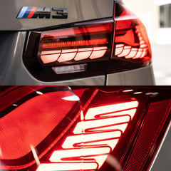 2012-2018 BMW 320i 328i 330i 335i 340i M3 F30 F80 GTS Style LED Tail Lights | Sequential, Plug & Play