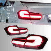 2012-2018 BMW 3 Series F30 F80 LED Tail Lights | G30 5-Series LCI Style for 320i 328i 330i 335i 340i M3, Sequential, Plug & Play