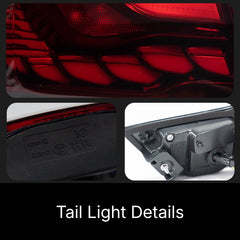 GTS LED-Rückleuchten für 2014-2020 BMW 4er F32/F36 & M4 F82 | Dragon Scale, dynamischer Blinker