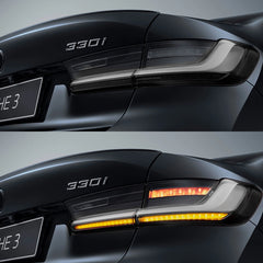 2019-2026 BMW 3 Series G20 G80 LED Tail Lights | Clear White for 330i 330e M340i M3, Plug & Play
