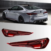 2021+ BMW 430i M440i M4 G22 G82 LED Tail Lights | CSL Style Coupe, Laser-Wire, Sequential, Plug & Play