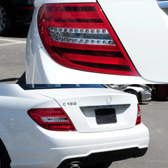 LED-Rückleuchten für 2008-2014 Mercedes C-Klasse W204 Limousine | rote OEM-Optik