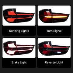 LED-Rückleuchten für 2014-2018 BMW X5 F15 & X5 M F85 | Startanimation, dynamischer Blinker