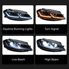 DualProjectorLEDHeadlightsforVWGolfGTIMK7.5_2018-2021_DRL_StartupAnimation_ForHalogenONLY_5 - NOXBEAM