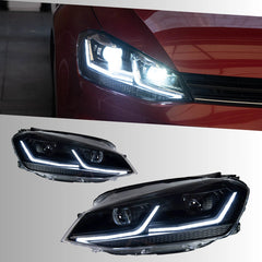 DualProjectorLEDHeadlightsforVWGolfGTIMK7_2015-2017_DRL_StartupAnimation_HalogenONLY_2 - NOXBEAM