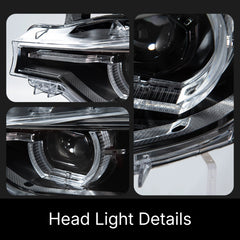 Full LED Angel Eyes Headlights for BMW 3 Series F30/F31 320i-340i (2012-2018) | Dual-Color DRL, Plug & Play