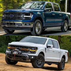 Voll-LED-Scheinwerfer für 2024-2025 Ford F-150 XL/XLT/STX | Doppelprojektor & Switchback-DRL