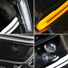 Voll-LED-Scheinwerfer für 2024-2025 Ford F-150 XL/XLT/STX | Doppelprojektor & Switchback-DRL