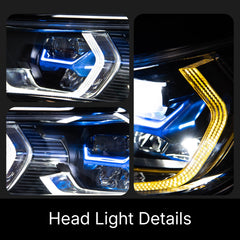 Full LED Headlight Upgrade for 2019-2023 BMW X5 G05 Pre-LCI For Non-Laser OE Only | Dual-Color DRL & Sequential Turn Signals