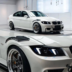 Voll-LED-Scheinwerfer für 2006-2011 BMW 3er E90/E91 | G-Style Fang-DRL & dynamische Blinker