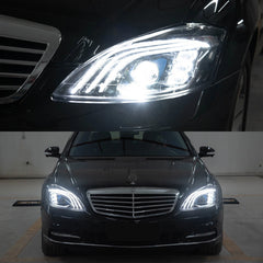 Full-LED-Scheinwerfer für 2007-2013 Mercedes W221 S550/S600 | Startanimation, sequentieller Blinker