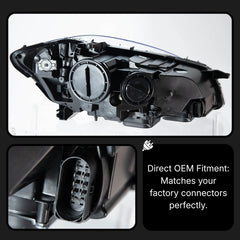 Full-LED-Scheinwerfer für 2007-2013 Mercedes W221 S550/S600 | Startanimation, sequentieller Blinker