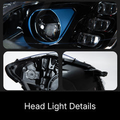 Full-LED-Scheinwerfer für 2007-2013 Mercedes W221 S550/S600 | Startanimation, sequentieller Blinker