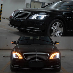 Full-LED-Scheinwerfer für 2007-2013 Mercedes W221 S550/S600 | Startanimation, sequentieller Blinker