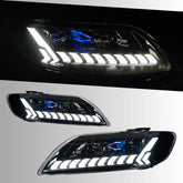 Full LED Headlights for 2007-2015 Audi Q7 4L | RS-Style, Start-Up Animation, White DRL, Plug & Play