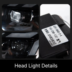 Full LED Headlights for 2008-2012 Audi A5 S5 8T 8F Pre-Facelift | RS-Style Start-Up Animation, White DRL