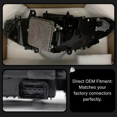 Full LED Headlights for 2014-2020 BMW 4 Series (F32/F33/F36) & M3/M4 (F80/F82) | Dual-Color DRL, Angel Eye Style, Plug & Play