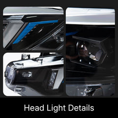 Full LED Headlights for 2014-2020 BMW 4 Series (F32/F33/F36) & M3/M4 (F80/F82) | Fang-Style Dual-Color DRL, Plug & Play