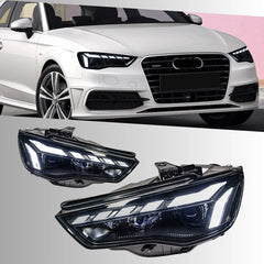 Full-LED-Scheinwerfer für 2015-2016 Audi A3/S3/RS3 8V Pre-Facelift | RS-Style, Non-Adaptive