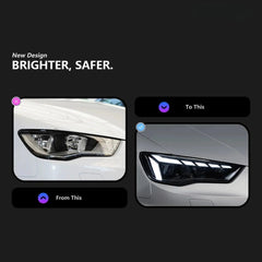 Full-LED-Scheinwerfer für 2015-2016 Audi A3/S3/RS3 8V Pre-Facelift | RS-Style, Non-Adaptive