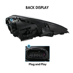 Full LED Headlights for 2015-2021 Porsche Macan S GTS Turbo | White DRL, Plug & Play