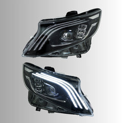 Full-LED-Scheinwerfer für 2016-2023 Mercedes Vito/Metris W447 | Nur Halogen ab Werk