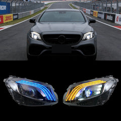 Full LED Headlights for 2017-2020 Mercedes W213 Pre-Facelift E300 E350 E450 | Start-Up Animation, Plug & Play