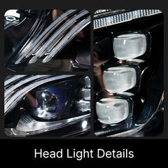 Full LED Headlights for 2017-2020 Mercedes W213 Pre-Facelift E300 E350 E450 | Start-Up Animation, Plug & Play
