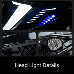 Full LED Headlights for 2021+ BMW 4 Series G22 & M4 G82 | Fang-Style Tri-Color DRL, Sequential Signals
