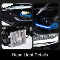 Full LED Headlights for 2021+ BMW 4 Series G22 & M4 G82 | Tri-Color DRL, Sequential Signals