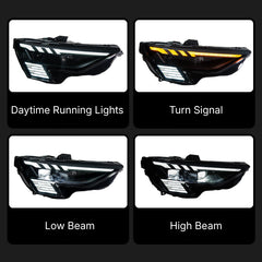 Full LED Headlights for 2022+ Audi A3 S3 (8Y) | Dynamic Start-Up Animation, Sequential Signals
