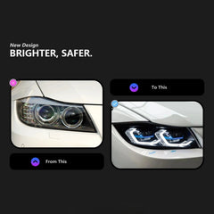 FullLEDHeadlightsforBMW3-SeriesE90E91_2006-2011_SwitchbackDRL_SequentialSignals_4 - NOXBEAM