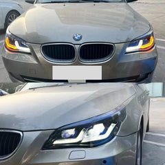 FullLEDHeadlightsforBMW5SeriesE60E61525i-550i_2003-2010_WhiteDRL_Plug_Play_9 - NOXBEAM