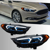 FullLEDHeadlightsforFordFusion_2013-2016_SequentialTurnSignals_DRL_2 - NOXBEAM
