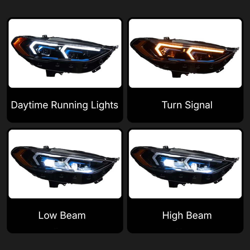 FullLEDHeadlightsforFordFusion_2013-2016_SequentialTurnSignals_DRL_5 - NOXBEAM