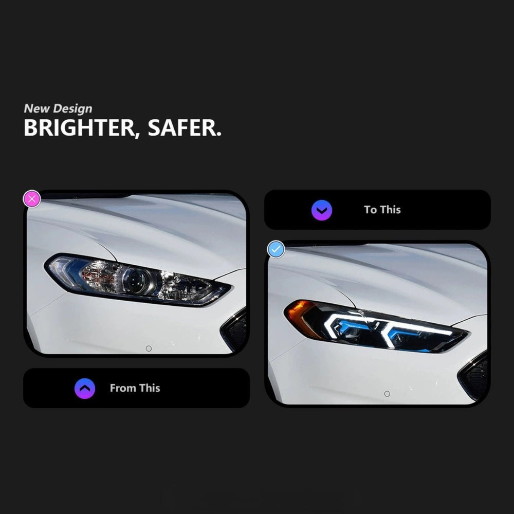 FullLEDHeadlightsforFordFusion_2017-2020_SequentialTurnSignals_DRL_4 - NOXBEAM