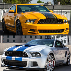 FullLEDHeadlightsforFordMustangS197_2010-2014_WhiteDRL_SequentialSignals_Plug_Play_1 - NOXBEAM
