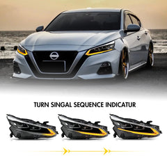 FullLEDHeadlightsforNissanAltima_2019-2025_DualProjectorSequentialSignals_DRL_5 - NOXBEAM