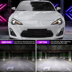 FullLEDHeadlightsforSubaruBRZScionFR-SToyota86_2013-2020_StartupAnimation_DRL_Plug_Play_7 - NOXBEAM