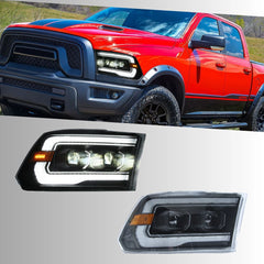 FullLEDProjectorHeadlightsfor09-18Ram1500_10-18Ram25003500SequentialSignals_WhiteDRL_Plug_Play_2 - NOXBEAM