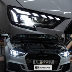 FullLEDProjectorHeadlightsforAudiA3S38V_2013-2020_RS5Style_SequentialDRL_Signals_1 - NOXBEAM